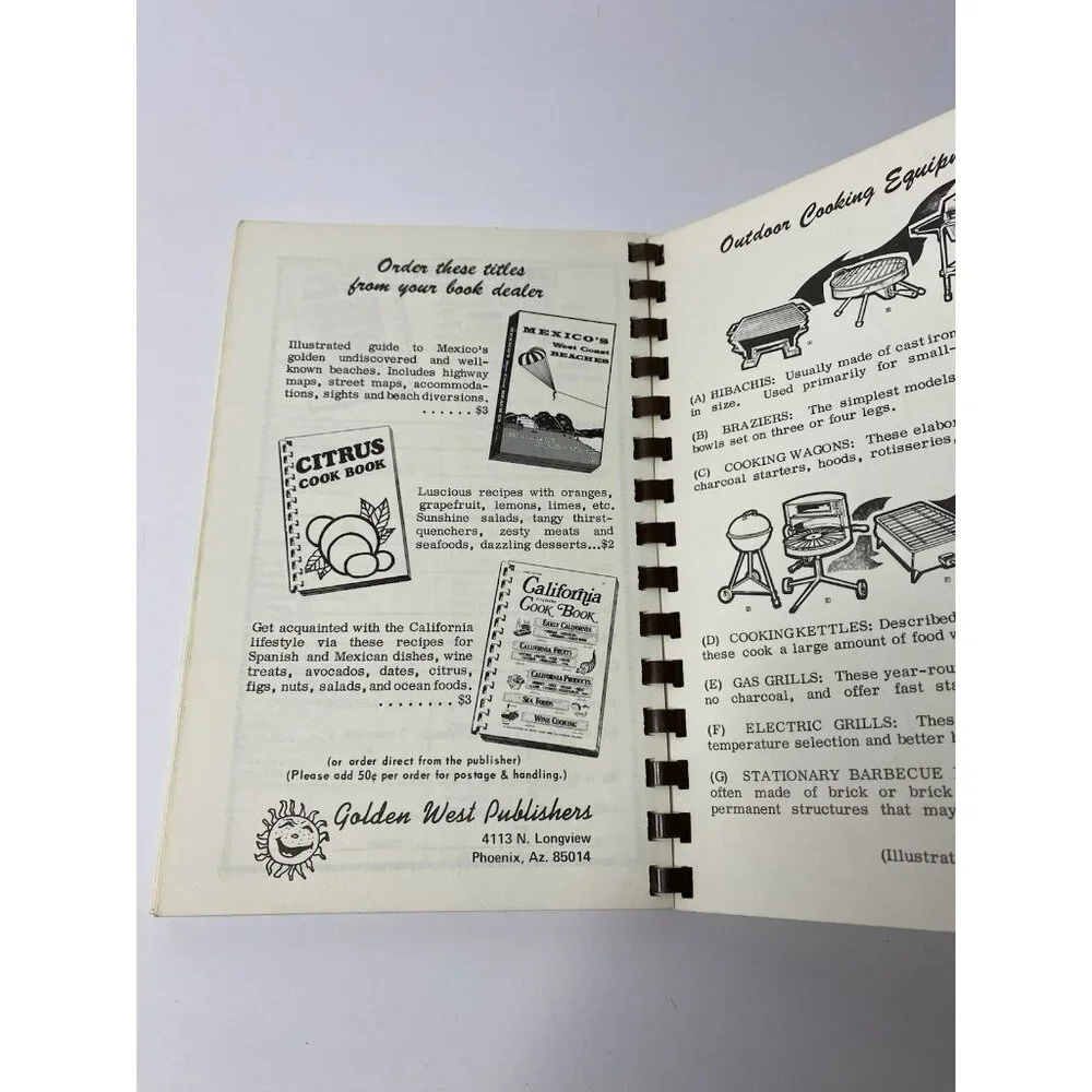 First Edition Arizona Cook Book Indian Mexican Western‎ 5th Print 1978 Vintage